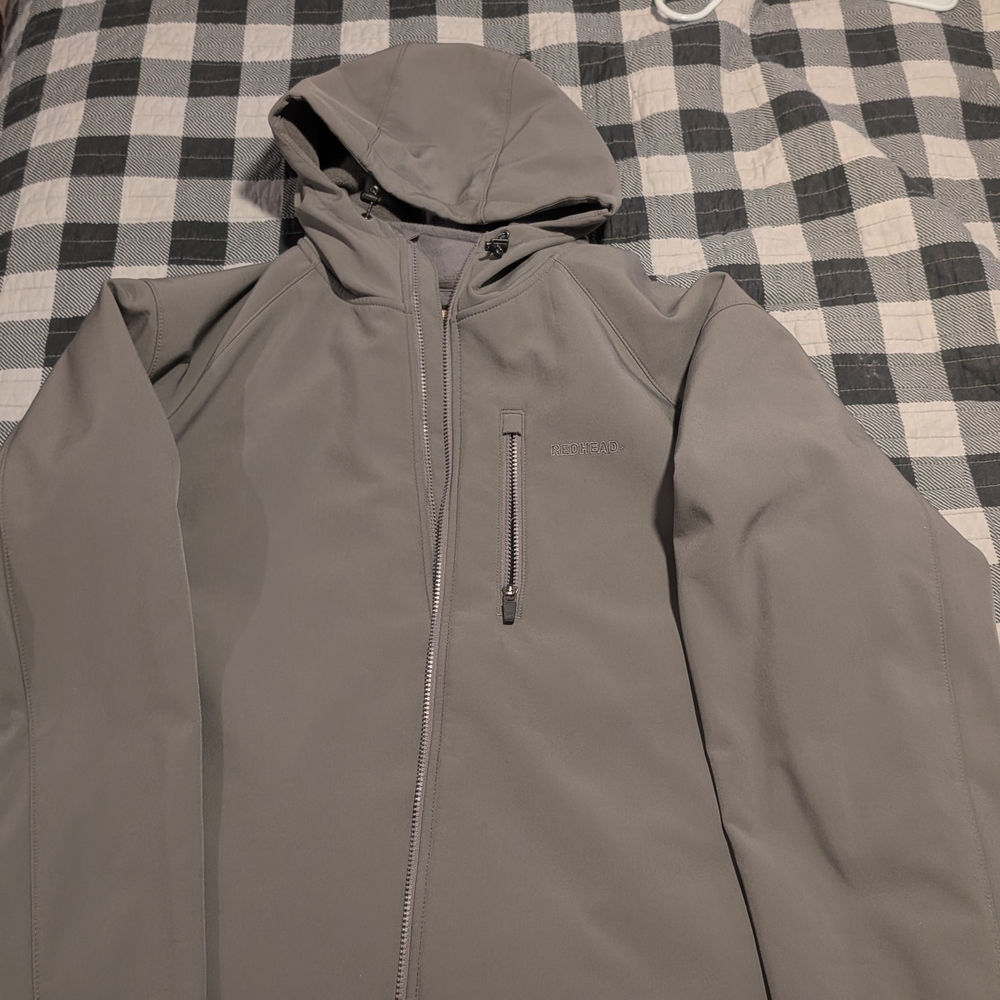 Men's Gray Softshell Jacket